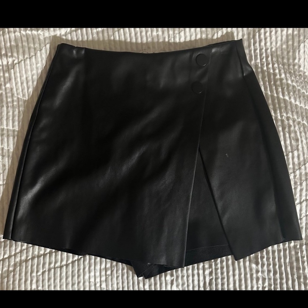 Vegan Leather Skort + FREE bonus vinyl skort